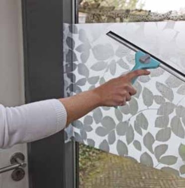 статична фолиа на прозореца - приложение - стъпка 3