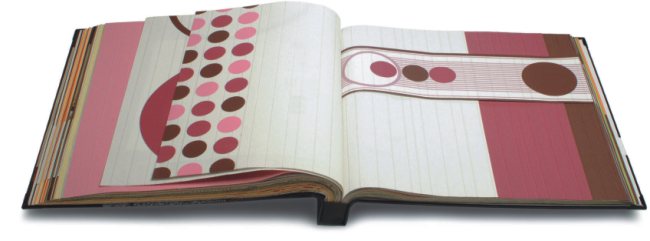 tapety na zeď a bordury kombinace barev